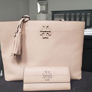 Tory Burch McGraw Tote With Matching Wallet